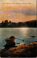 Postcard East Lebanon NH Sunset on Mascoma Lake New Hampshire picture