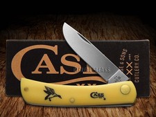 Case xx Knives Sod Buster Jr Duck Yellow Synthetic Pocket Knife Stainless picture