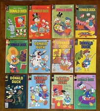 Vintage Walt Disney Donald Duck Comic Lot 12 Gold Key Whitman 15c Carl Barks picture
