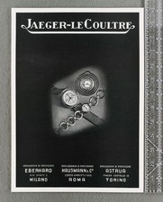 1937 Jaeger-LeCoultre Chronograph Watch Desk Clock etc. Original Vintage Ad picture