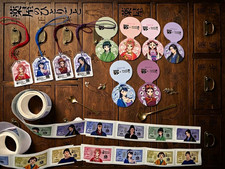 Apothecary Diaries collection. Charms, Bookmarks & Stickers Set 12 pieces picture