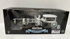 Disney HAUNTED MANSION White Die Cast Metal Hearse Carriage 45th Anniversary NEW picture
