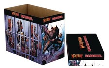 *NEW* Lot of 5 Wolverine Deadpool Marvel Graphic Comic Boxes NECA picture