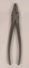 Vintage Utica Tools Lineman Pliers 3-537 Good Shape 8.5 Inches picture