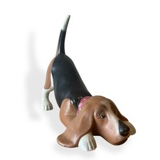 Vtg Bilmar Large Ceramic Bassett Hound Dog Outdoor Indoor Sculpture 1975 Signed picture