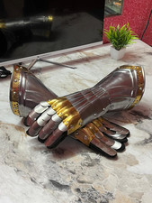 Nazgul Gauntlets Medieval Knight Gauntlets Functional Armor Gloves For LARP picture