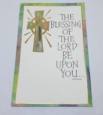 Happy Easter Card “Blessing Of The Lord Be Upon You” American Greetings P1 picture