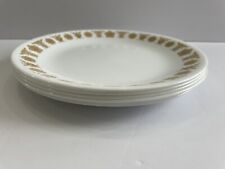 Lot of 5 Vintage Corning Corelle Butterfly Gold Luncheon Salad Plates 8.5” picture