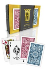 KEM Arrow Red and Blue Plastic Playing Cards, Standard Index, Bridge Size, Pr picture
