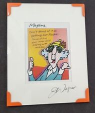 Hallmark Maxine Hot Flashes Wall or Desk print signed John Wagner on border 7x9 picture