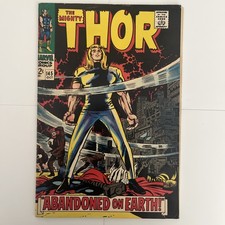 Thor 145 1967. VG+ Classic Cover Odin Loki Sif Balder. C Pix, notes. Combo ship. picture