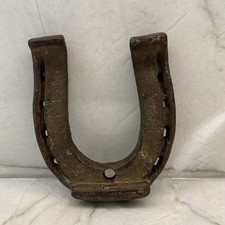 Antique Small Cast Iron Horseshoe ~ SO COOL 🧲 picture