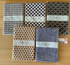 Set of 5 Japanese Tenugui Towels Cotton Fabrics Crafts Traditional patterns B picture
