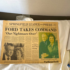 Springfield Leader and Press Aug 9, 1974 Newspaper 