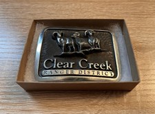 Western Heritage Montana Clear Creek Ranger District Belt Buckle picture