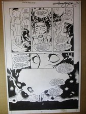 Superman Man of Steel 111 ORIGINAL HALF-SPLASH PAGE ART 2001 Doug Mahnke Krypton picture