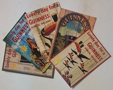 Guinness postcard lot of 5 picture