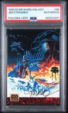 1993 STAR WARS GALAXY #80 JIM STERANKO PSA AUTHENTIC AUTO AUTHENTIC picture