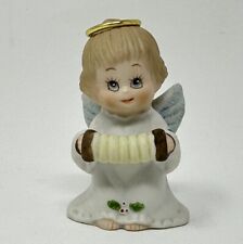Enesco Ruth Morehead Holly Babes 1986 Angel w/ Accordion Christmas ￼ picture