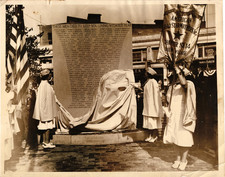 1949 Queens Village NY WWII Memorial Gold Star Mothers Original Press Photo 8x10 picture