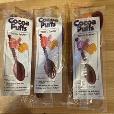 Three General Mills Cocoa Puffs Cereal Premium - 1994 Twirling “Sonny Spoon” New picture
