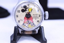 VINTAGE 1935 INGERSOLL USA MICKEY MOUSE MANUAL WIND-NOT RUNNING, picture