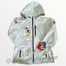 NWT Disney Parks Helly Hansen Mickey Mouse Hooded Waterproof Jacket |Ladies Med picture