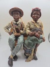 Sarah's Attic 3 Pc St #1445/8000 & 1403/8000 MARKED & SIGNED BY ARTIST 1992 picture