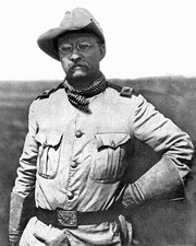1898 Colonel THEODORE 'TEDDY' ROOSEVELT Glossy 8x10 Photo 'Rough Rider' Print picture