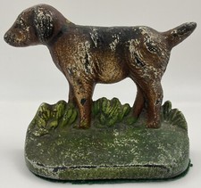 Antique Cast Iron Laddie Boy Dog Bookend - President Harding's Pet picture