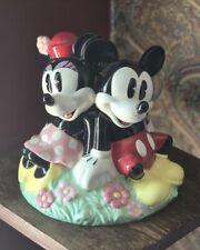 Vintage Retro Rare Mickey & Minnie Mouse Cookie Jar - Disney Collectible picture