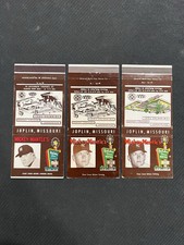 Mickey Mantle; 1960’s Holiday Inn Matchcovers, Set Of 3 Different. READ INFO picture