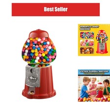 Great Northern Vintage Gumball Machine Red 11