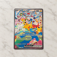 Pokémon TCG 30th Celebration Pikachu ex Day SIR 149/128 picture