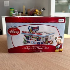 Disney Dept. 56 Mickey's Merry Christmas Village - Mickey's Ice Cream Shop picture