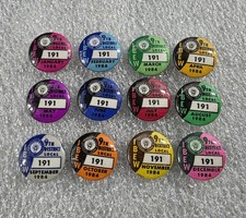 1984 Vintage Button Lot - IBEW 9th District Local 191 picture