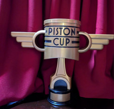 NEW in hand: Cars Piston Cup tumbler drink cup with straw picture