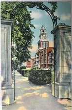 Vintage Postcard 1939 East High School Gateway, City Park, Denver, Colorado  picture