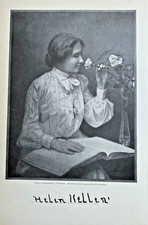 Vintage Magazine Illustration 1905 Hellen Keller picture