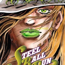 JoJo's Bizarre Adventure Part 7 Steel Ball Run Manga Complete 24 Volumes English picture