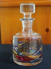 Cornet Barcelona 'Sagrada' Whiskey Decanter Spanish Stained Glass  picture