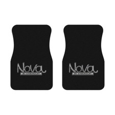 Nova By Chevrolet, Black Universal Car Mats (2x Front), Custom Auto Floor Mats picture