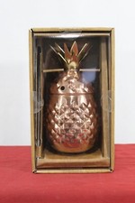 *NEW Cambridge Pineapple Tumbler with Stainless Steel Straw 24 oz 3 pcs picture