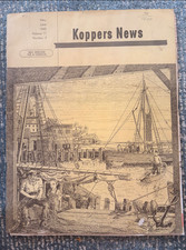 FREE SHIP 1945 Koppers News WWII Vintage picture