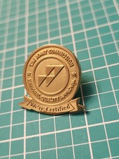 Vtg The Joint Commission National Quality Approval Gold Tone Lapel Pin picture