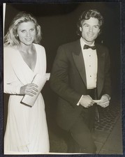 1987 Harry Hamlin Laura Johnson Oliver Stone Event Hollywood 7x9 Press Photo picture