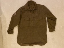 Original WW1 US AEF M1916 Field Shirt Wool Pullover Undershirt WWI 46R Sgt Maj picture