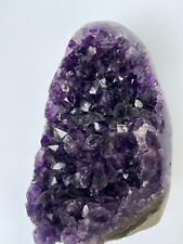 1.3LB Natural Amethyst Geode Mineral Specimen Crystal Quartz Energy Decoration picture