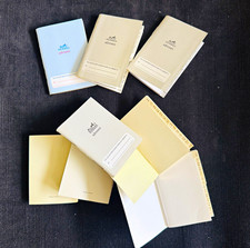 HERMES Paris Vintage Agenda Address Book Refills – Lot of 8 – Made in France picture