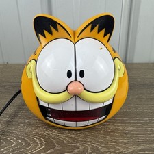 Garfield Sunbeam Digital Alarm Clock #887-99 Tested Working Battery Backup Vtg picture